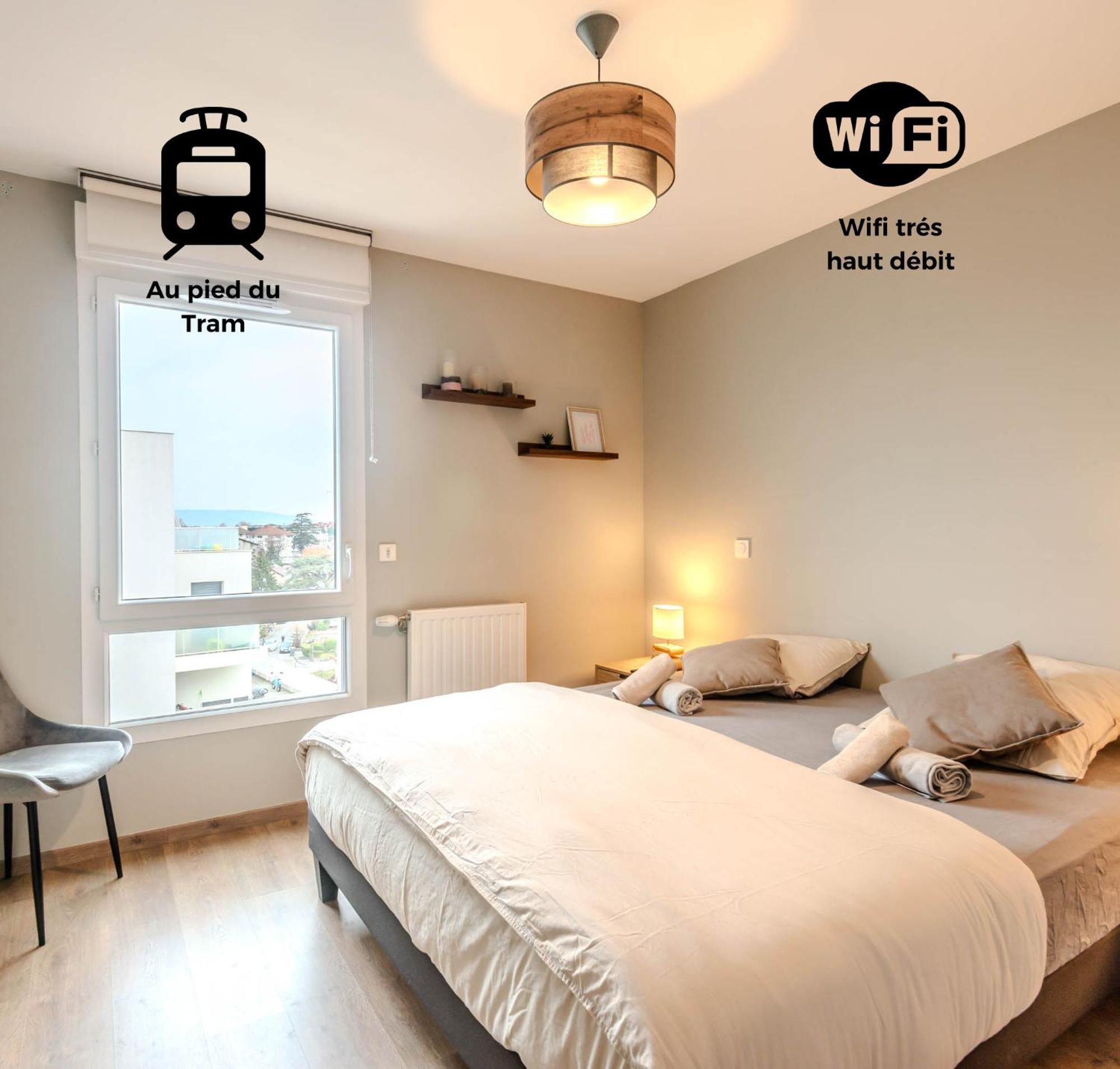 Апартаменты Appart T3 Moderne Амбиёи Экстерьер фото